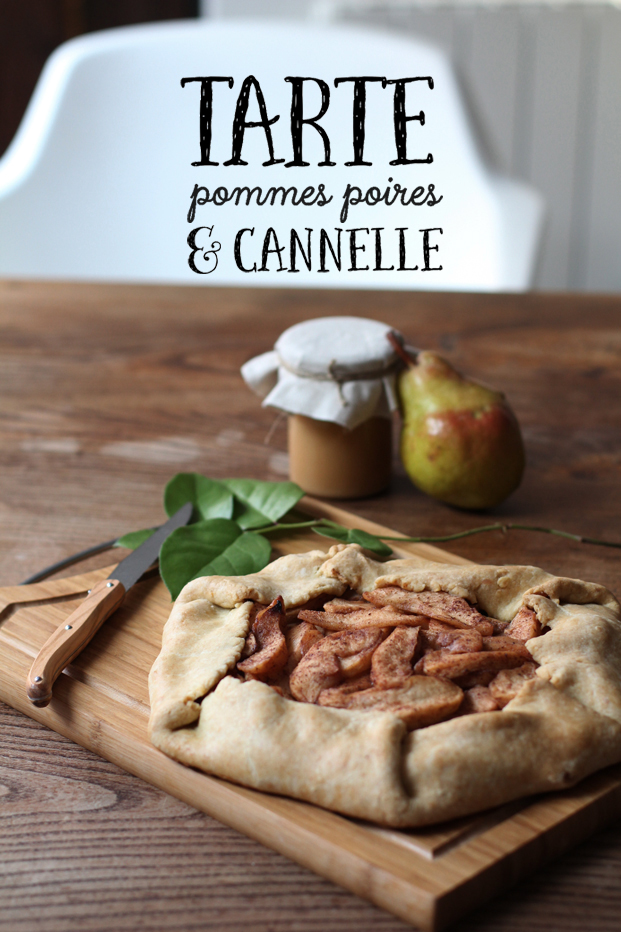 Besly recette Tarte aux pommes poires & cannelle