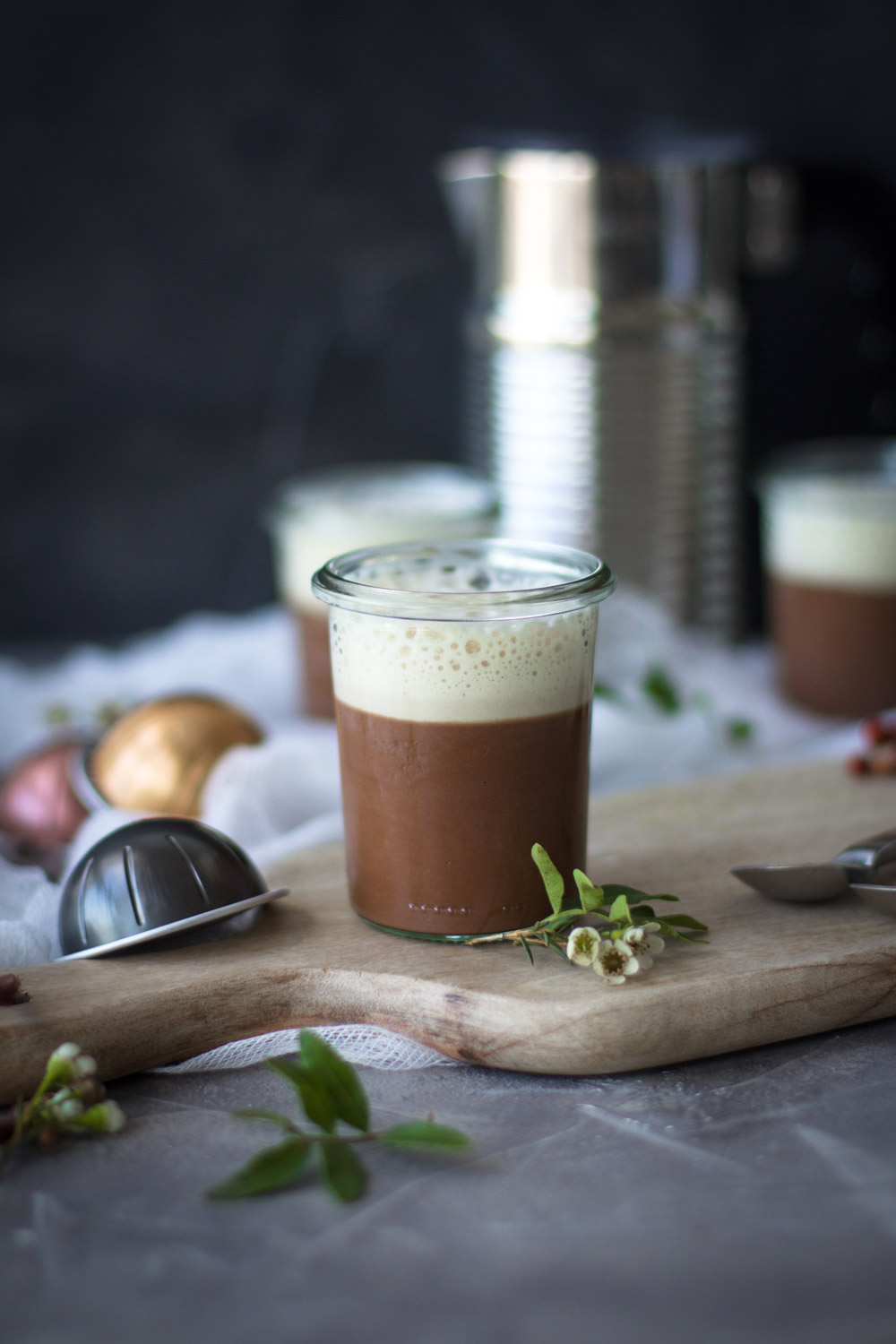 Dessert Gourmand au chocolat avec Nespresso par Besly blog de cuisine et stylisme culinaire