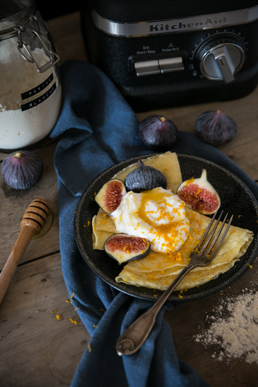 Crêpes sans grumeaux au SuperBlender KitchenAid Styliste culinaire