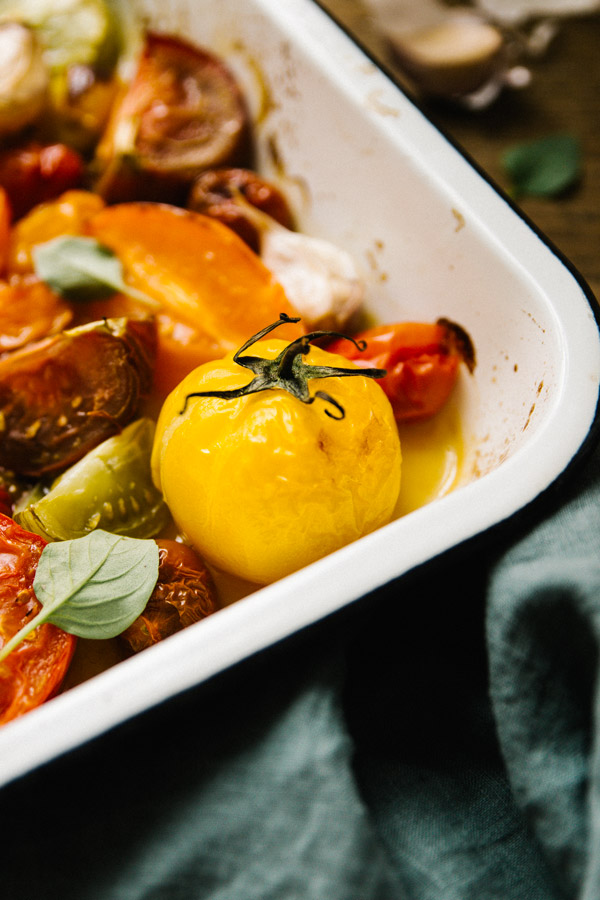 Tomates du potager rôties et quinoa Stylisme Et Photographie Culinaire - Besly
